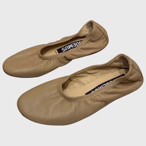 jacquemus leather ballet flats